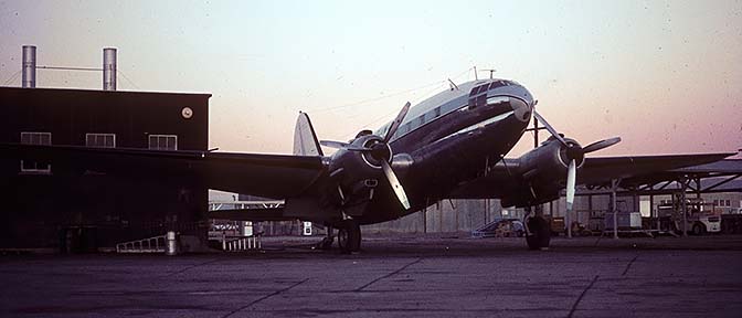 C-46F of Intermountain Airways at Marana Airpark, Arizona on January 16, 1971